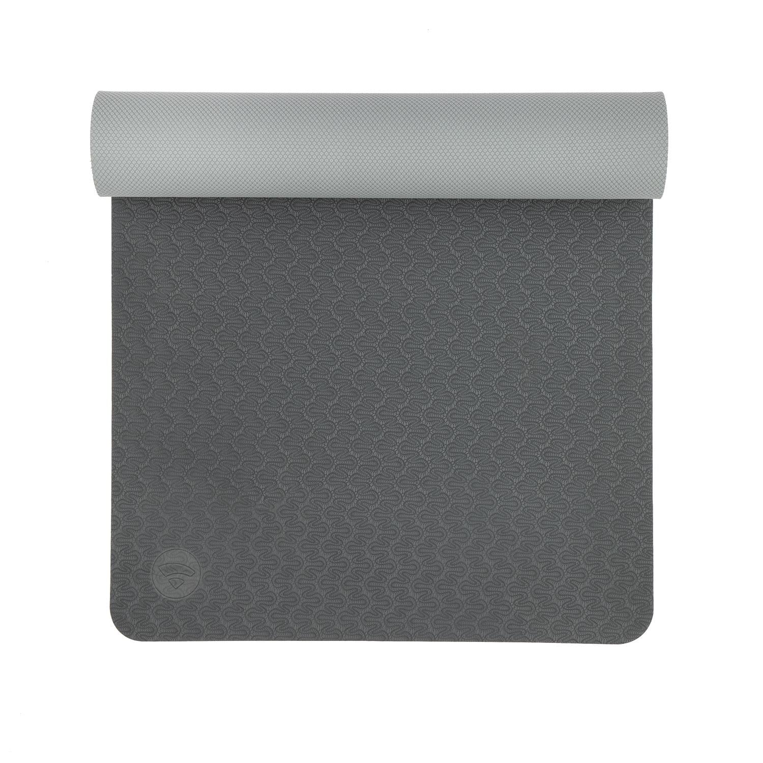 Коврик для йоги Bodhi Lotus Pro 183x60x0,6 см Черный/Серый (5396) Коврик для йоги Bodhi Lotus Pro 183x60x0,6 см Черный/Серый (5396)