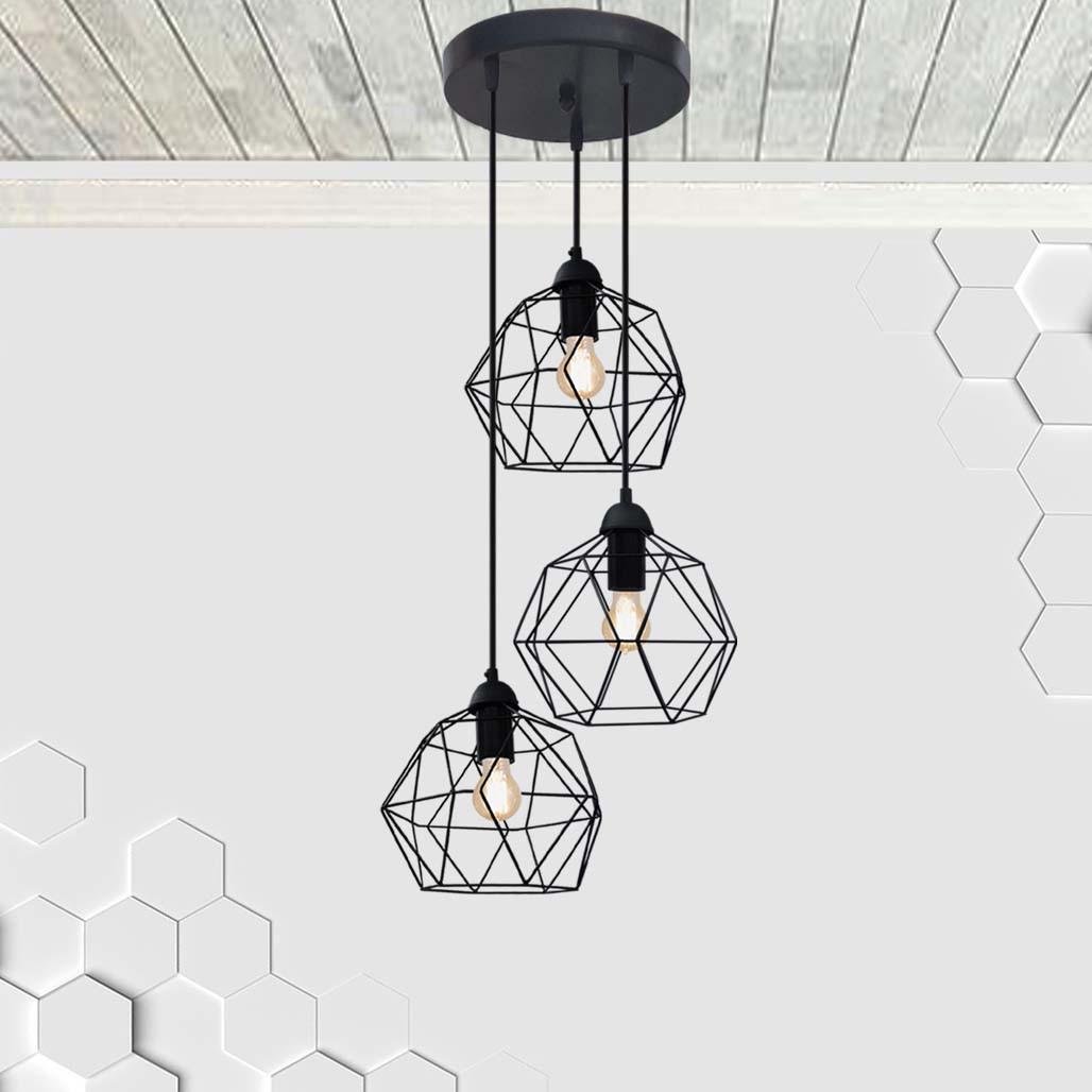 Люстра Levistella Anthill-3G Black