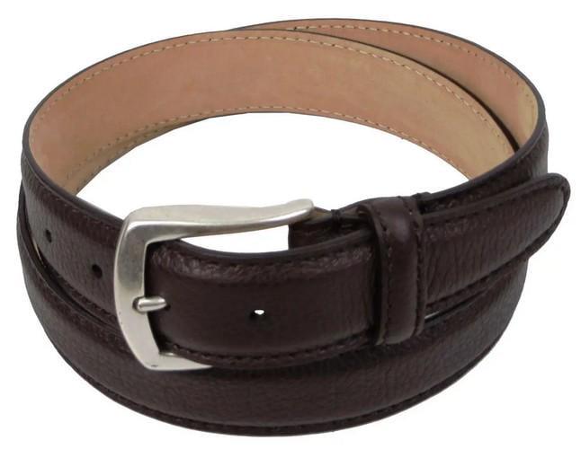 Ремень кожаный женский Farnese 3,5 см Коричневый (super731_SFA398)