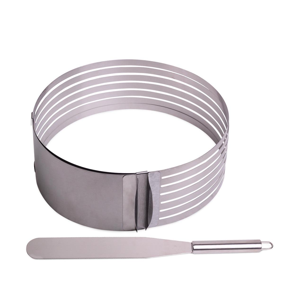 Форма для нарізки бісквіта Kamille KM-7788 15-22 см (90331)