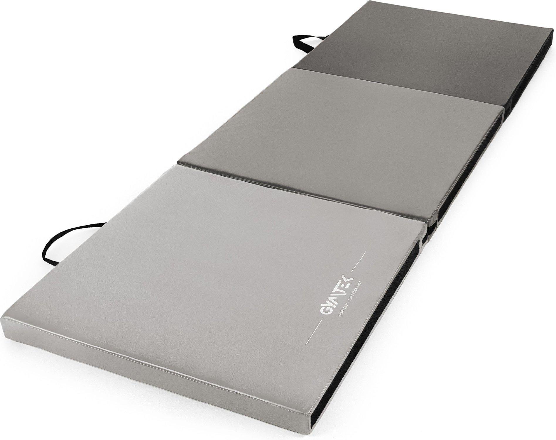 Гимнастический мат твердый Gymtek 5 см Серый (30496569)