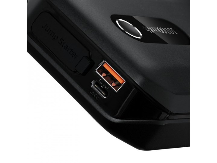 Зарядний пристрій BASEUS Jump Starter CGNL020101 бустер стартер/вбудований ліхтарик 10000 mAh 1000A Black (22935926) - фото 6 Зарядний пристрій BASEUS Jump Starter CGNL020101 бустер стартер/вбудований ліхтарик 10000 mAh 1000A Black (22935926) - фото 6