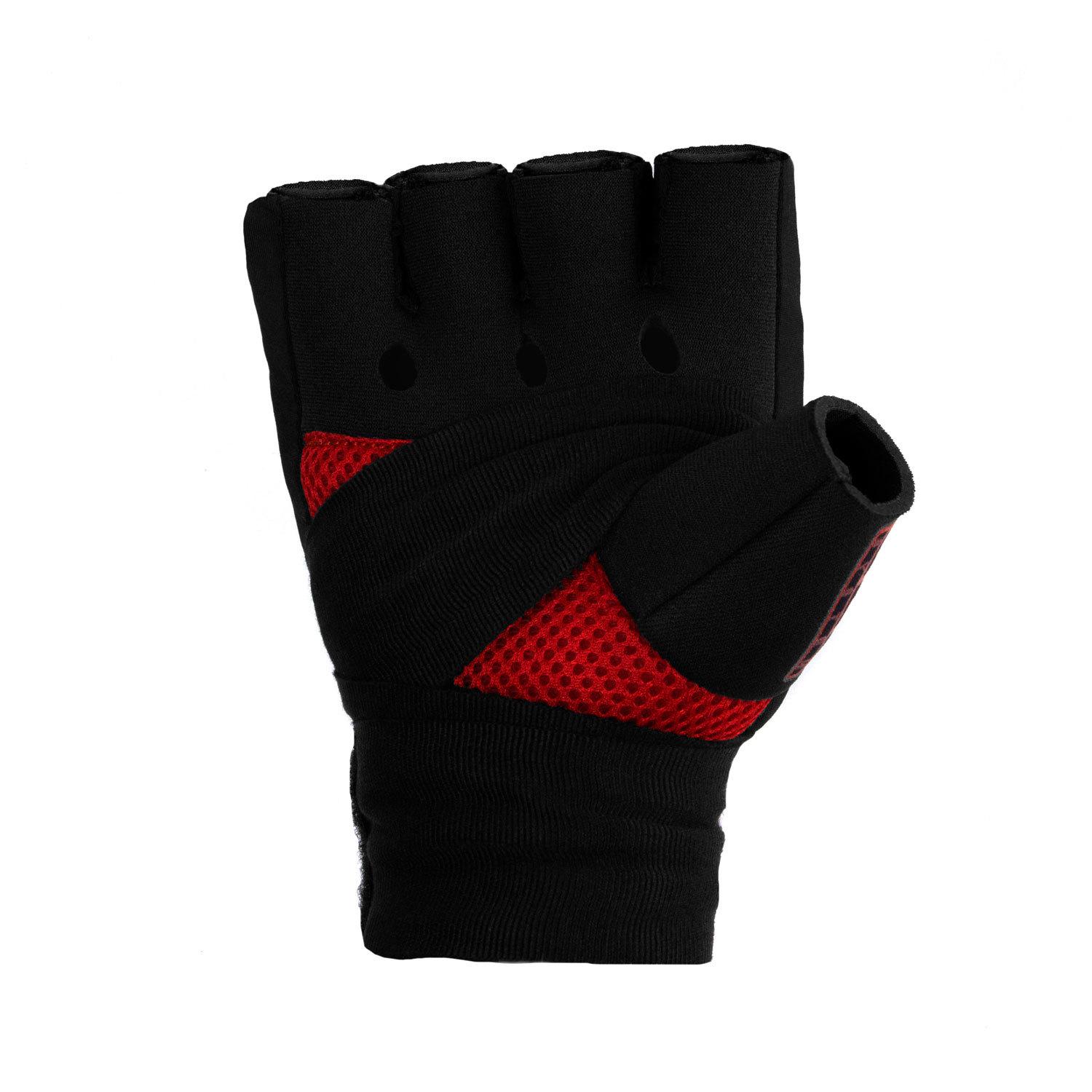 Бинты-перчатки Dozen Pro Gel Air Inner Speed Wraps L/XL Черно-красный - фото 4 Бинты-перчатки Dozen Pro Gel Air Inner Speed Wraps L/XL Черно-красный - фото 4