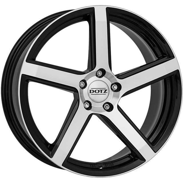 Литые диски Dotz CP5 7x17 5x112 ET45 DIA70,1 Black polished