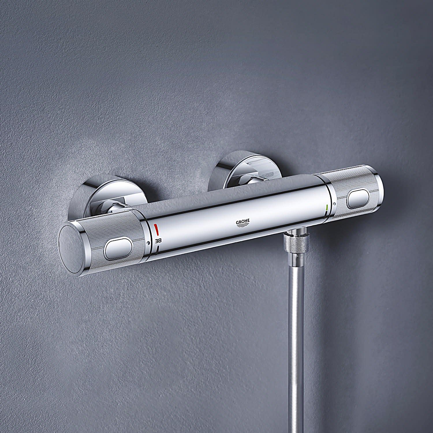 Cмеситель для душа Grohe QuickFix Precision Feel UA202908T2 с термостатом Хром (172438) - фото 14