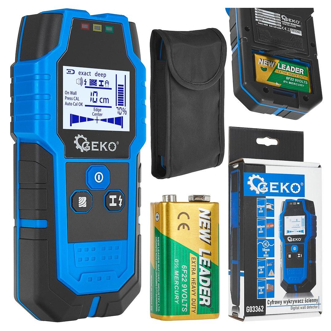 Детектор прихованої проводки GeKo profi металу та деревини (G03362) - фото 2 Детектор прихованої проводки GeKo profi металу та деревини (G03362) - фото 2