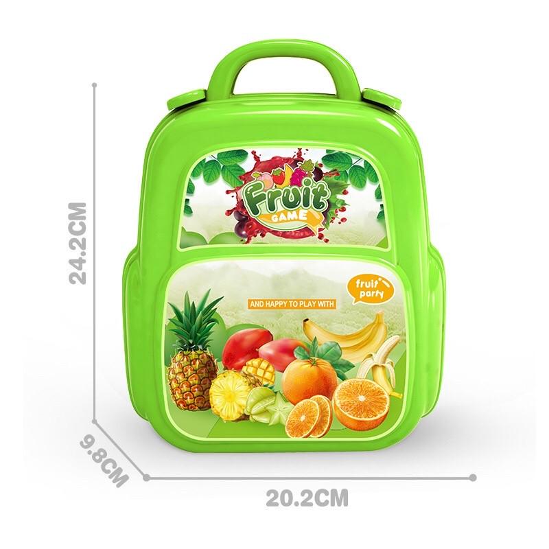 Ігровий набір Fruit Game Кухня в чемоданчику 24 ел. Салатовий (65451) - фото 4