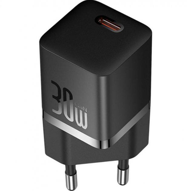 Зарядний пристрій мережевий Baseus CCGN070401 GaN5 Fast Charger 1C 30W Black (11759818) - фото 2