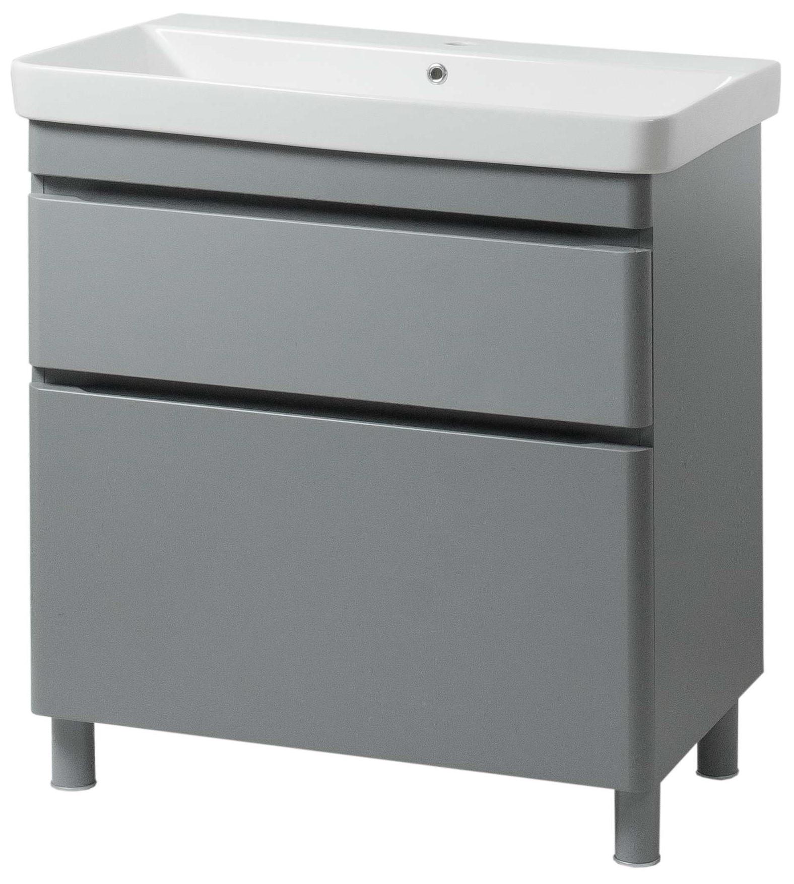 Тумба ЮВВІС Vivace ТНБ-2 Д 80 см з умивальником Vivace Бетон матовий (14873005)