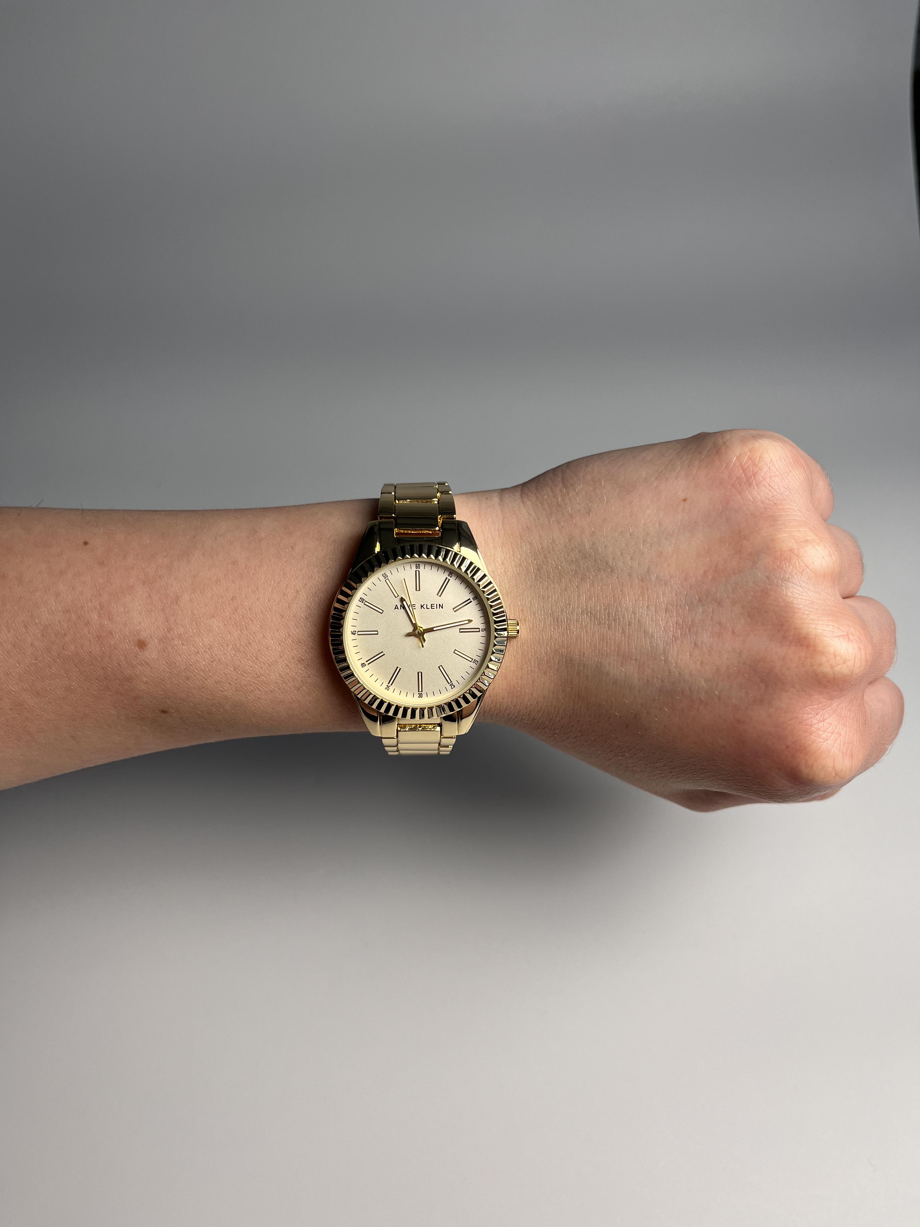Часы женские Anne Klein AK/4172CHGB Золотой (17517863) - фото 6 Часы женские Anne Klein AK/4172CHGB Золотой (17517863) - фото 6