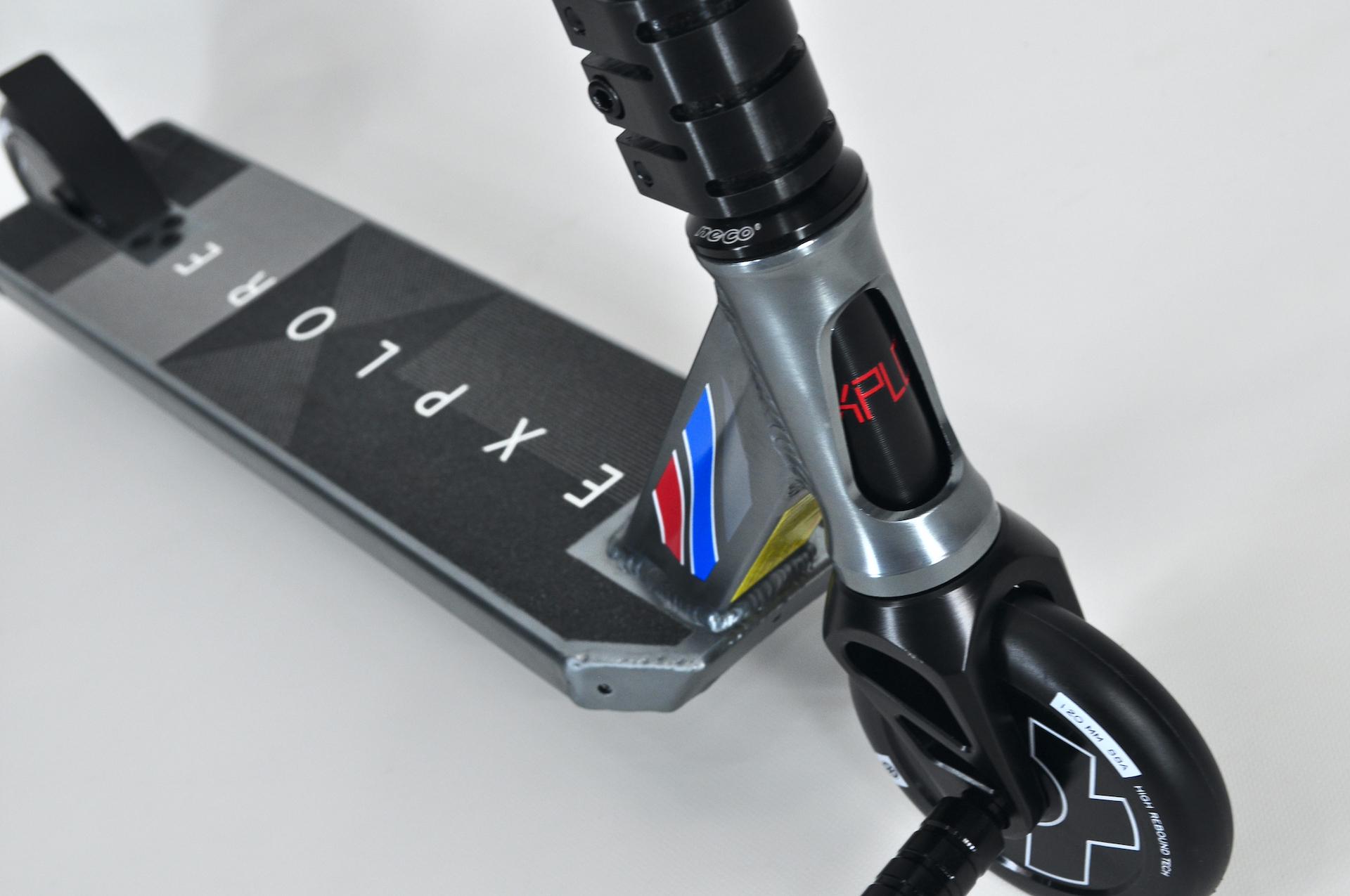 Самокат трюковий Explore Aston HIC + пеги Сірий - фото 12 Самокат трюковий Explore Aston HIC + пеги Сірий - фото 12