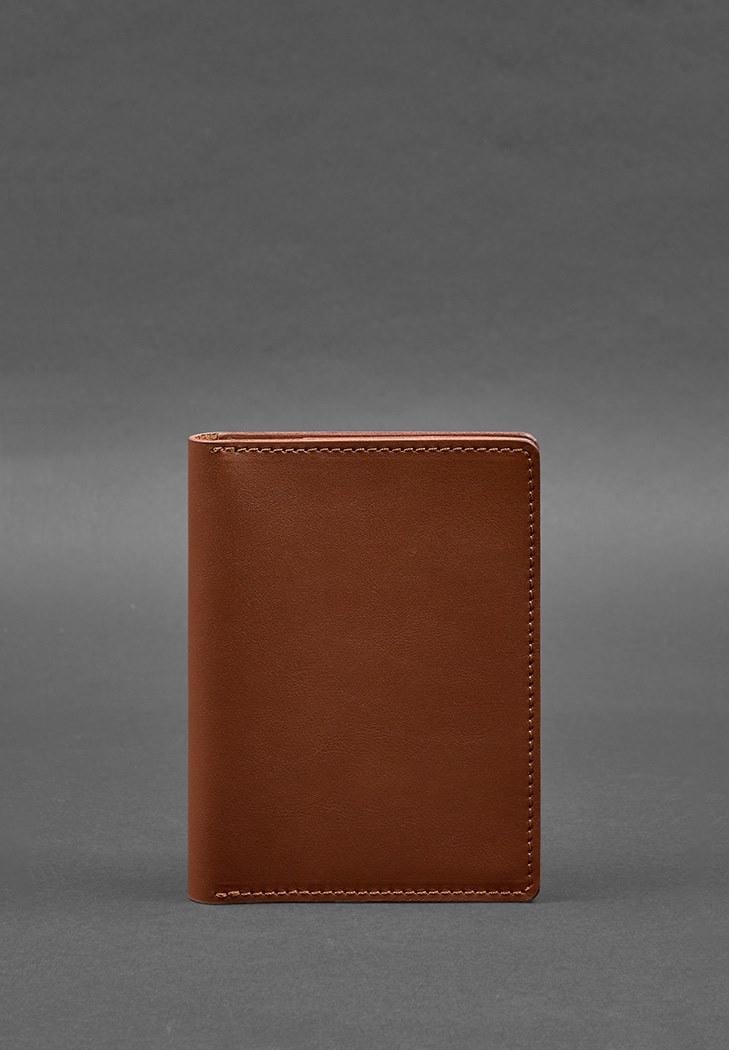 Обкладинка для документів шкіряна 6.1 краст Світло-коричневий (A-028140)