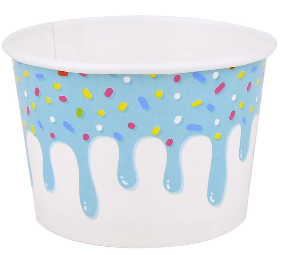 Креманка для мороженого Глазурь бумажная 120 мл (31989530)