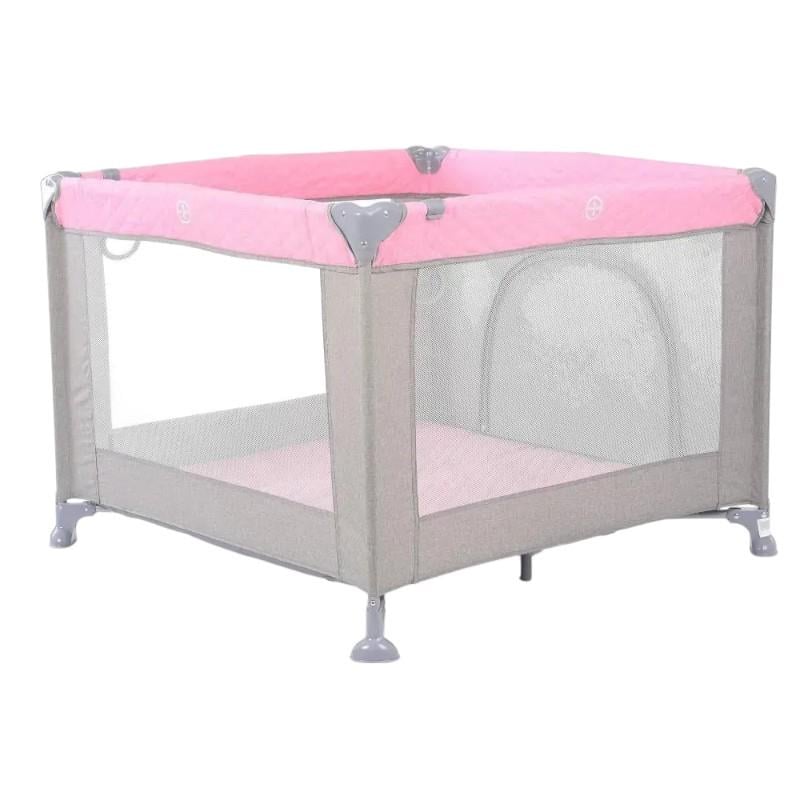 Манеж детский Castle Серо-розовый (ME 1097)