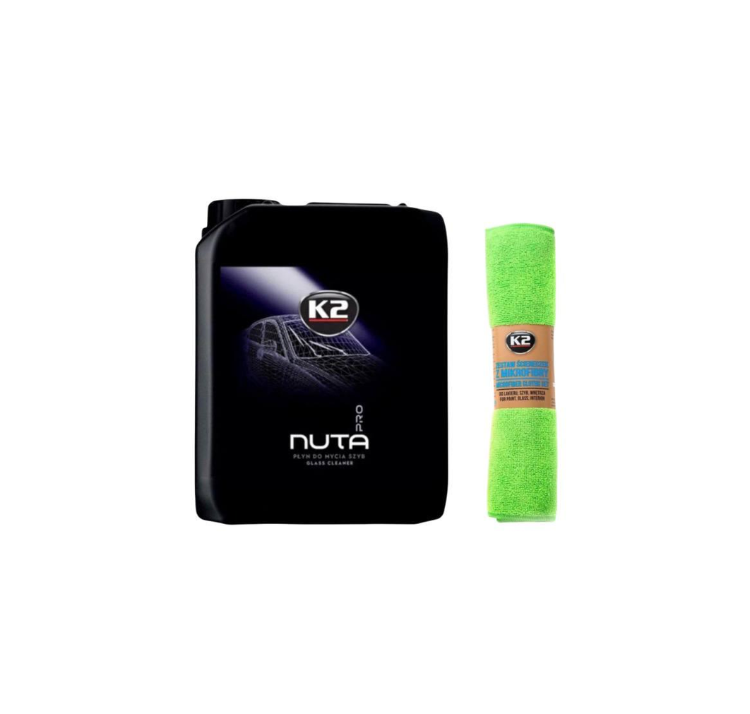 Набор для очистки стекла K2 Nuta Pro 5 л/микрофибра для стекла 4 шт. (DA82710) Набор для очистки стекла K2 Nuta Pro 5 л/микрофибра для стекла 4 шт. (DA82710)