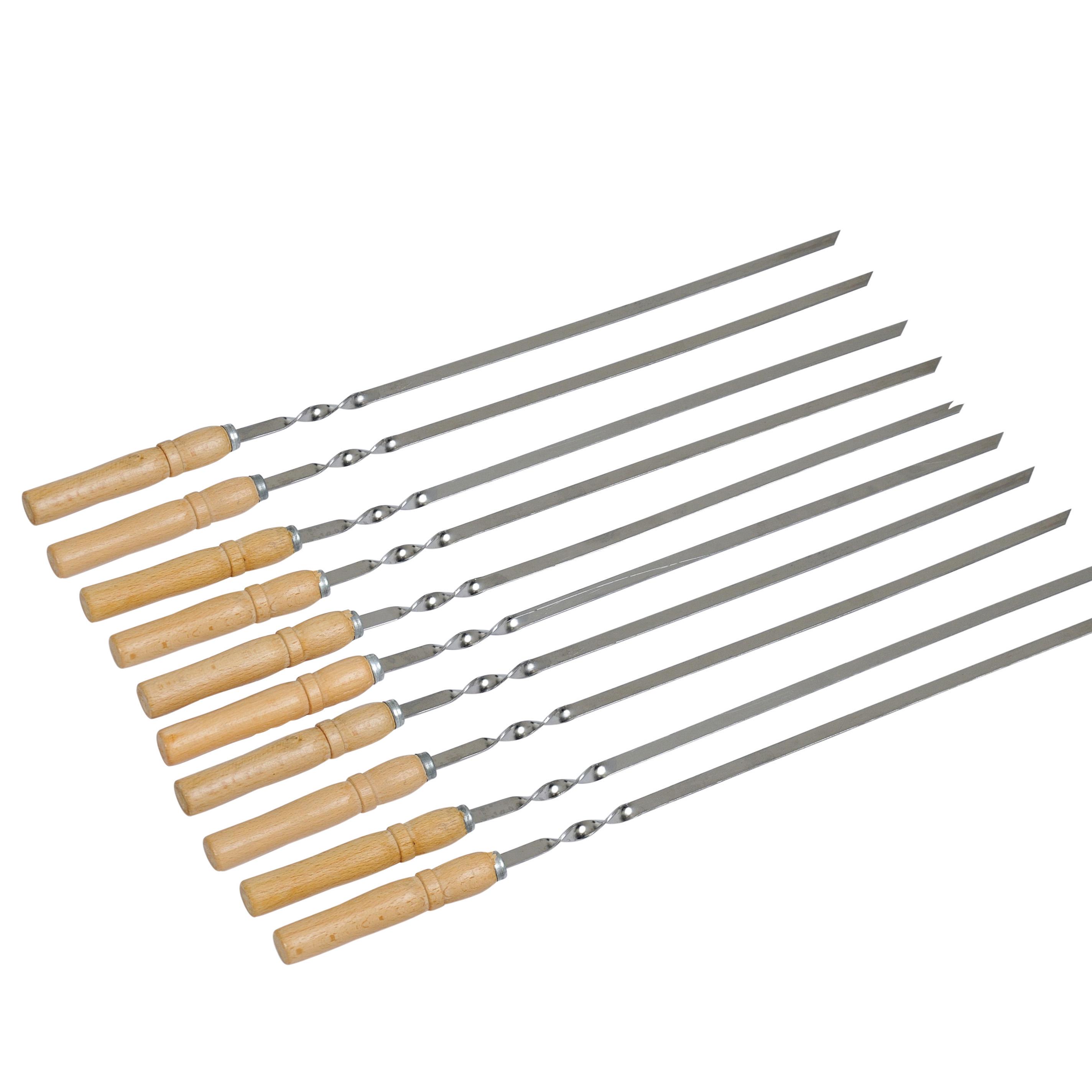 Набор шампуров плоский 600х10х2 мм 10 шт.