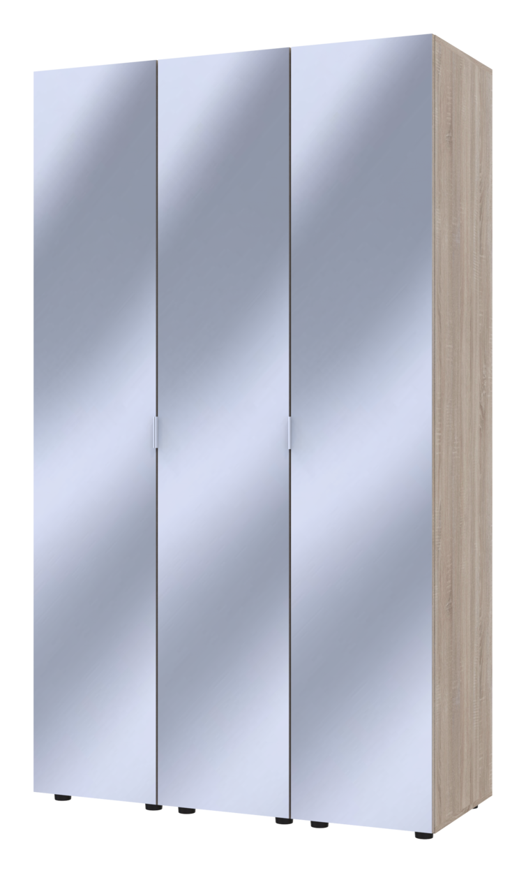 Комплект Doros Гелар 3 зеркала 117х49,5х203,4 см Дуб сонома (42002168)