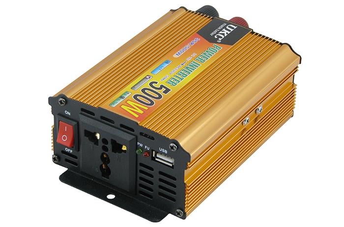 Перетворювач напруги UKC SSK-500W з 12 В на 220 В