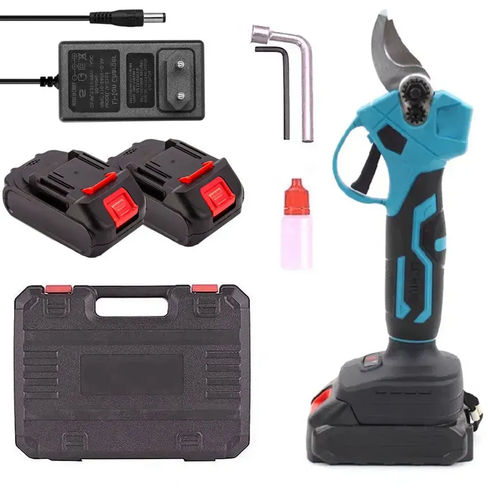 Секатор аккумуляторный с 2 АКБ 24В в кейсе (234577713)