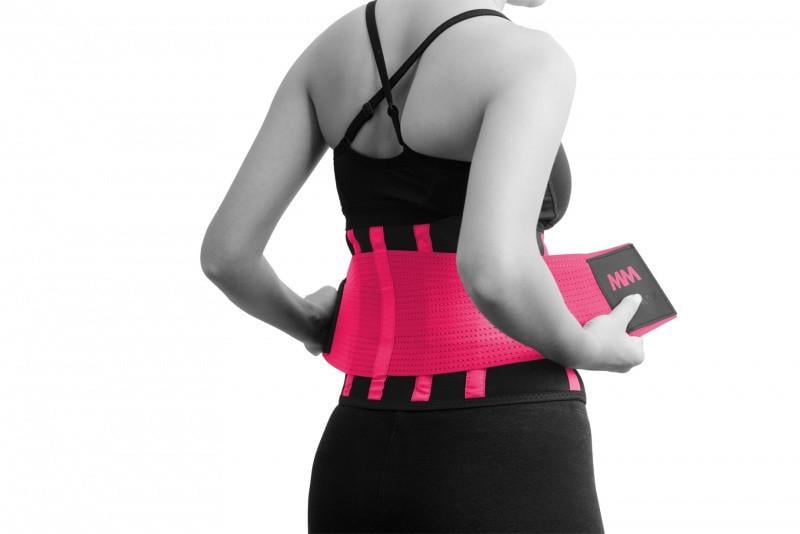 Пояс компресійний MadMax MFA-277 Slimming belt M Black/Neon Pink (A-012687)