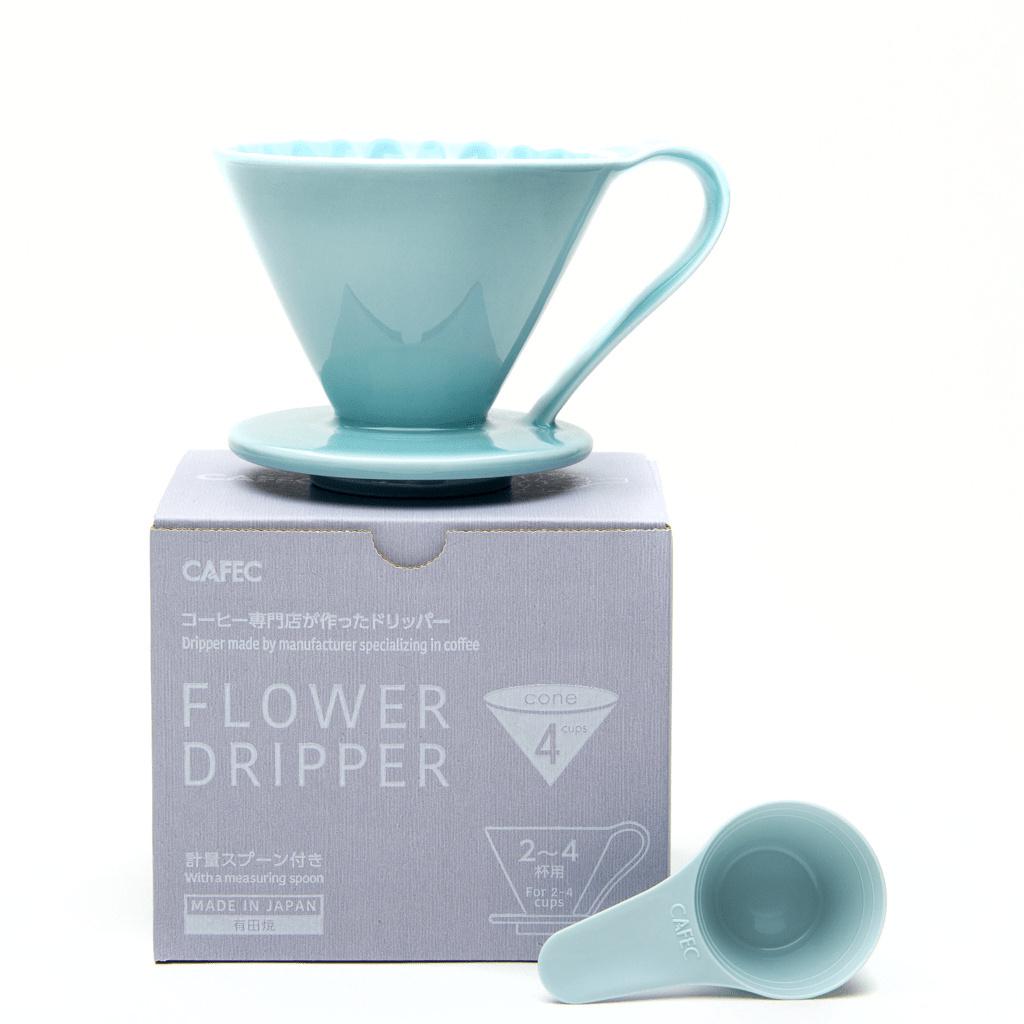 Пуровер Cafec Arita Ware Flower Dripper Cup4 Blue - фото 3