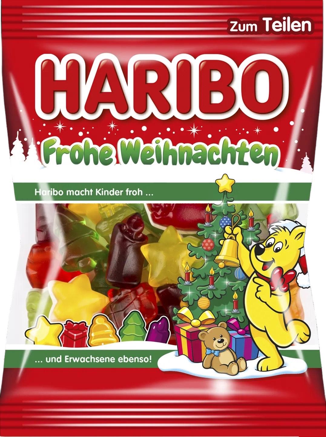 Желейні цукерки Haribo Frohe Weihnachten Веселого Різдва 200 г