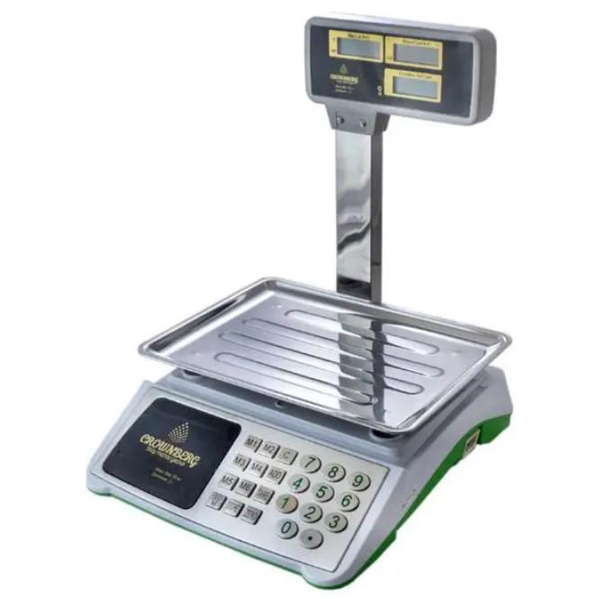 Торговые весы со счетчиком цены Crownberg CB-5008 до 50 кг (CB-5008)