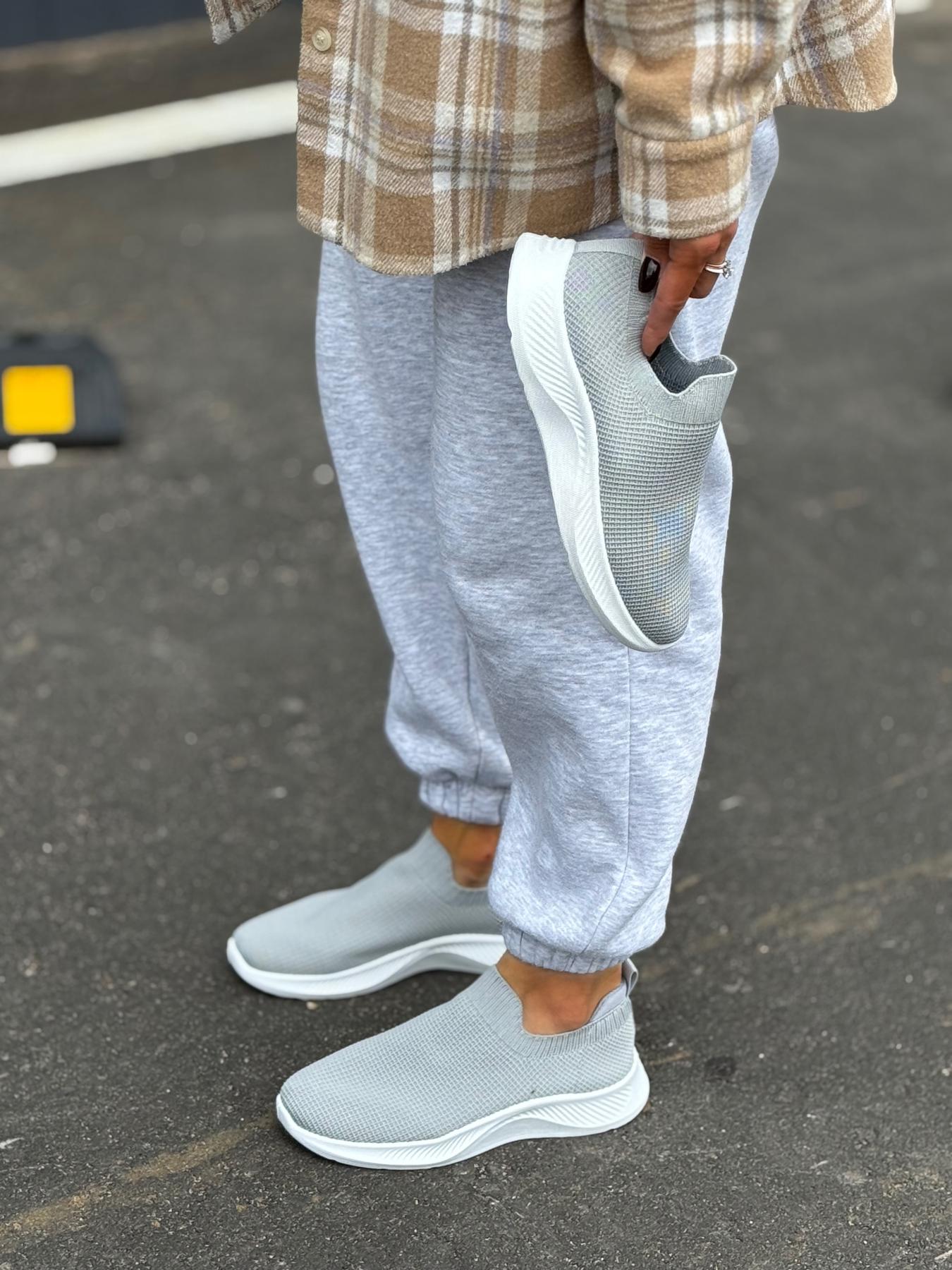 Кроссовки женские Текстиль р. 38 Серый (13426807) - фото 6 Кроссовки женские Текстиль р. 38 Серый (13426807) - фото 6