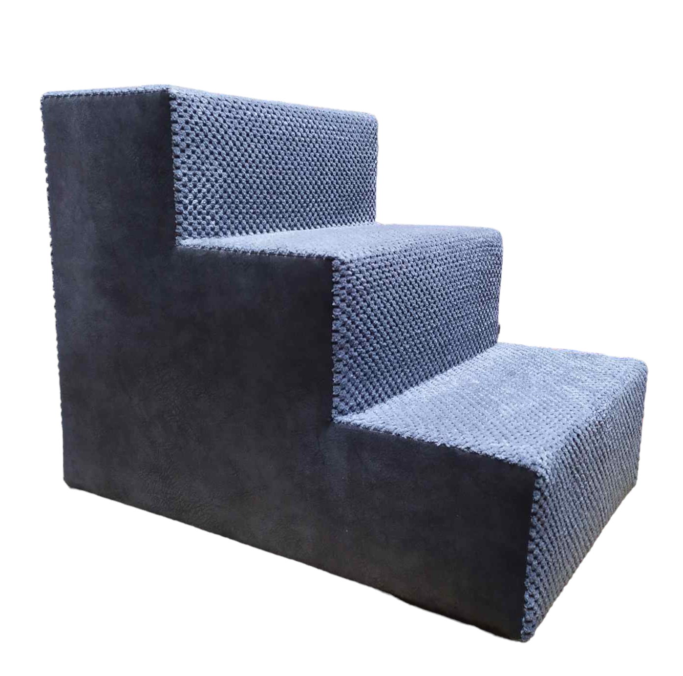 Ступеньки-пандус для собачек 40х35х50 см Темно-серый (00241)