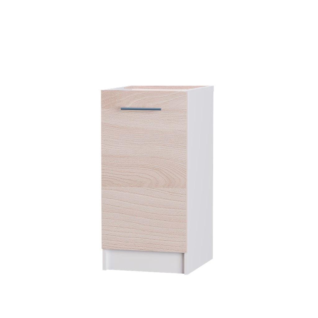 Модуль кухонний нижній Еверест Еко 400 без стільниці 40х46х82 см Ясен Шимо світлий/Білий (DTM-2781)