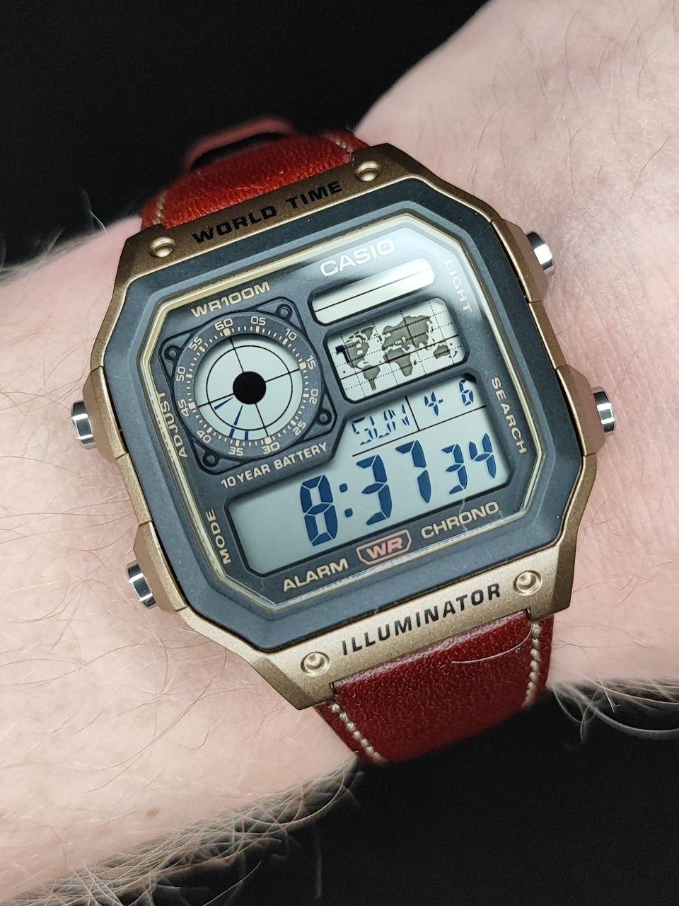 Наручные часы мужские Casio AE-1200WHL-5A Casio Collection с водозащитой 100 м и подсветкой (2709084211) Наручные часы мужские Casio AE-1200WHL-5A Casio Collection с водозащитой 100 м и подсветкой (2709084211)