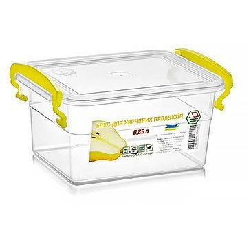 Харчовий контейнер з ручками NP-52 850 мл 11х15,5х8,4 см (4820095710181) - фото 1 Харчовий контейнер з ручками NP-52 850 мл 11х15,5х8,4 см (4820095710181) - фото 1