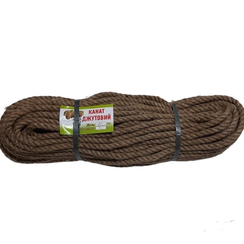 Канат джутовий 50 м х 10 мм