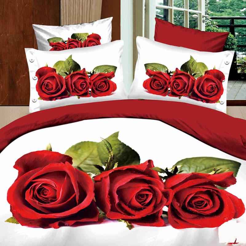 Комплект постельного белья Love You семейный 3D Любовь STP344