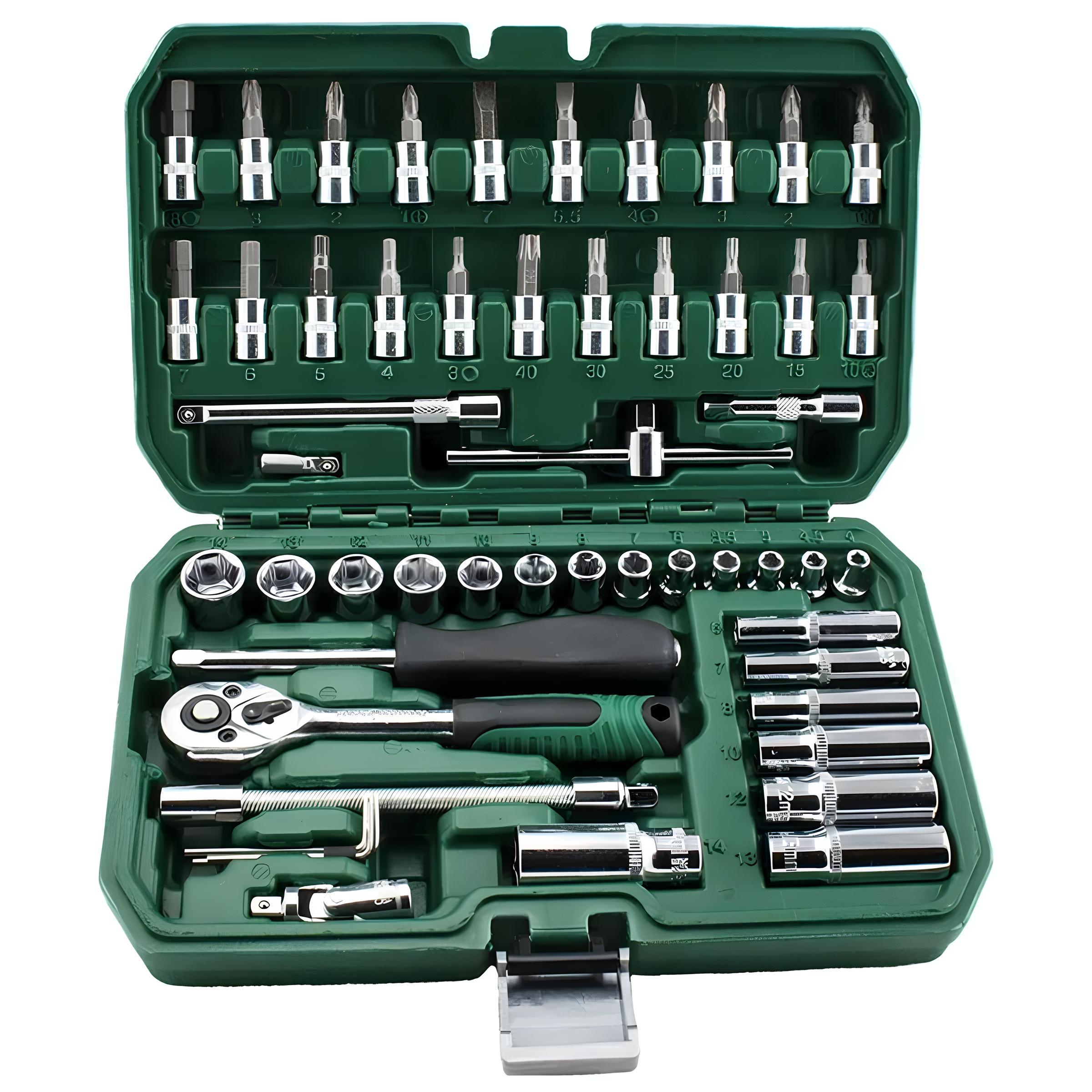 Набор инструментов для автомобиля 53 предмета в кейсе (1070)