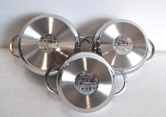 Набір каструль OMS з нержавіючої сталі 6 предметів (1032-S) - фото 8