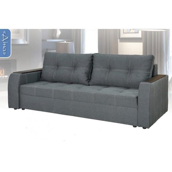 Диван раскладной Мебель-Сервис Дина выдвижной ДСП/дерево ткань Етна Серый