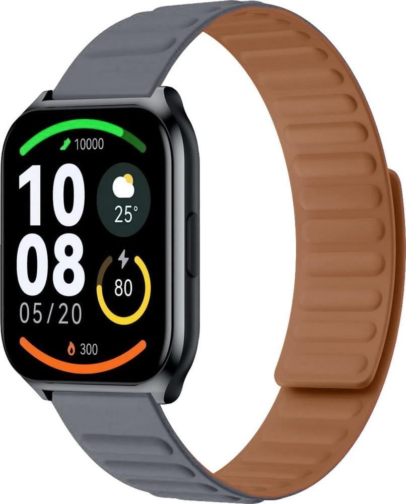 Ремешок магнитный Magneter для Haylou Watch 2 Pro LS02 Pro Grey (40799-33)