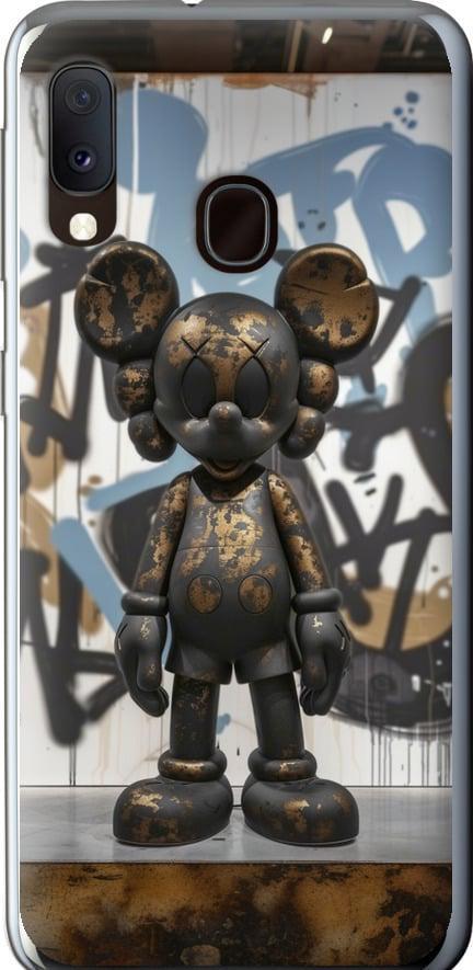 Чехол на Samsung Galaxy A20e A202F Bronze kaws v2 (6098t-1709-42517)