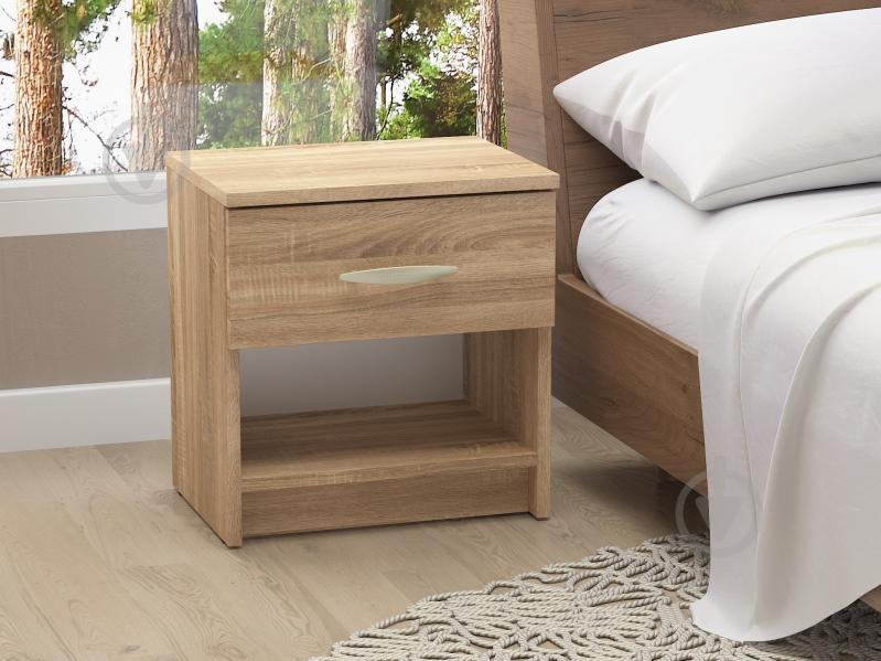 Комплект прикроватных тумбочек Forte Tilda 410x386x292 Дуб сонома (2 шт)