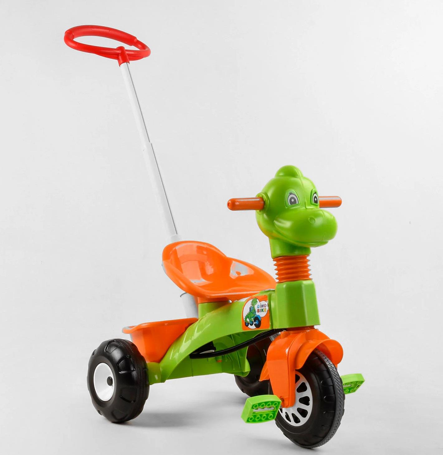 Велосипед дитячий триколісний Pilsan Green/Orange (106564)