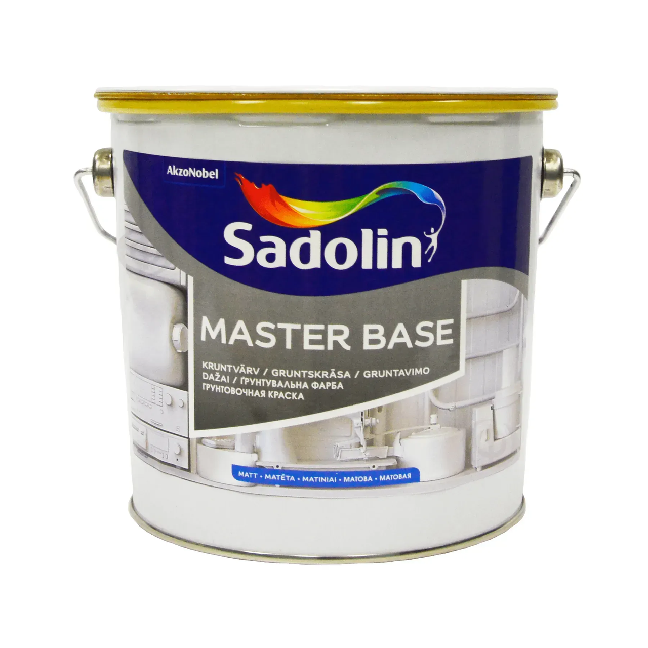 Краска грунтовочная на основе растворителя Sadolin Master Base 1 л BW Белый (2893902352)
