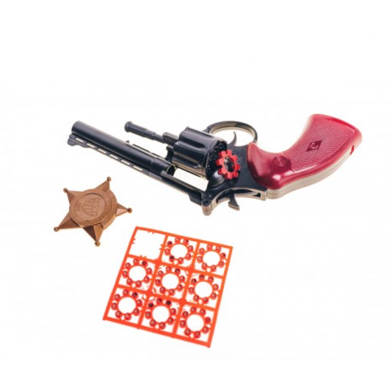 Пістолет іграшковий Меган з пістонами і нагрудний значок (12476020) Пістолет іграшковий Меган з пістонами і нагрудний значок (12476020)