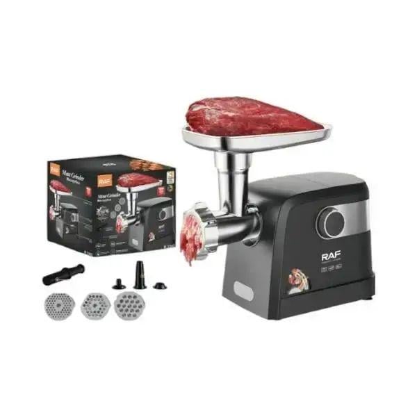 М'ясорубка RAF R 3362 з насадкою для ковбас та ножем з нержавіючої сталі 1000 Вт (opt-105488)