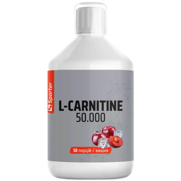 Жиросжигатель Л-Карнитин Sporter L-carnitine 50000 Вишня 500 мл