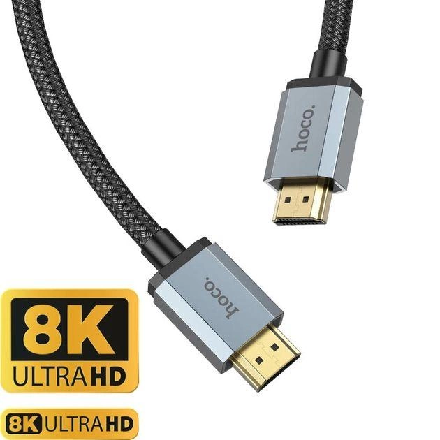 Кабель Hoco US03 HDMI 2.1 Male to Male 8K ultra HD 1 м (13462070) - фото 3