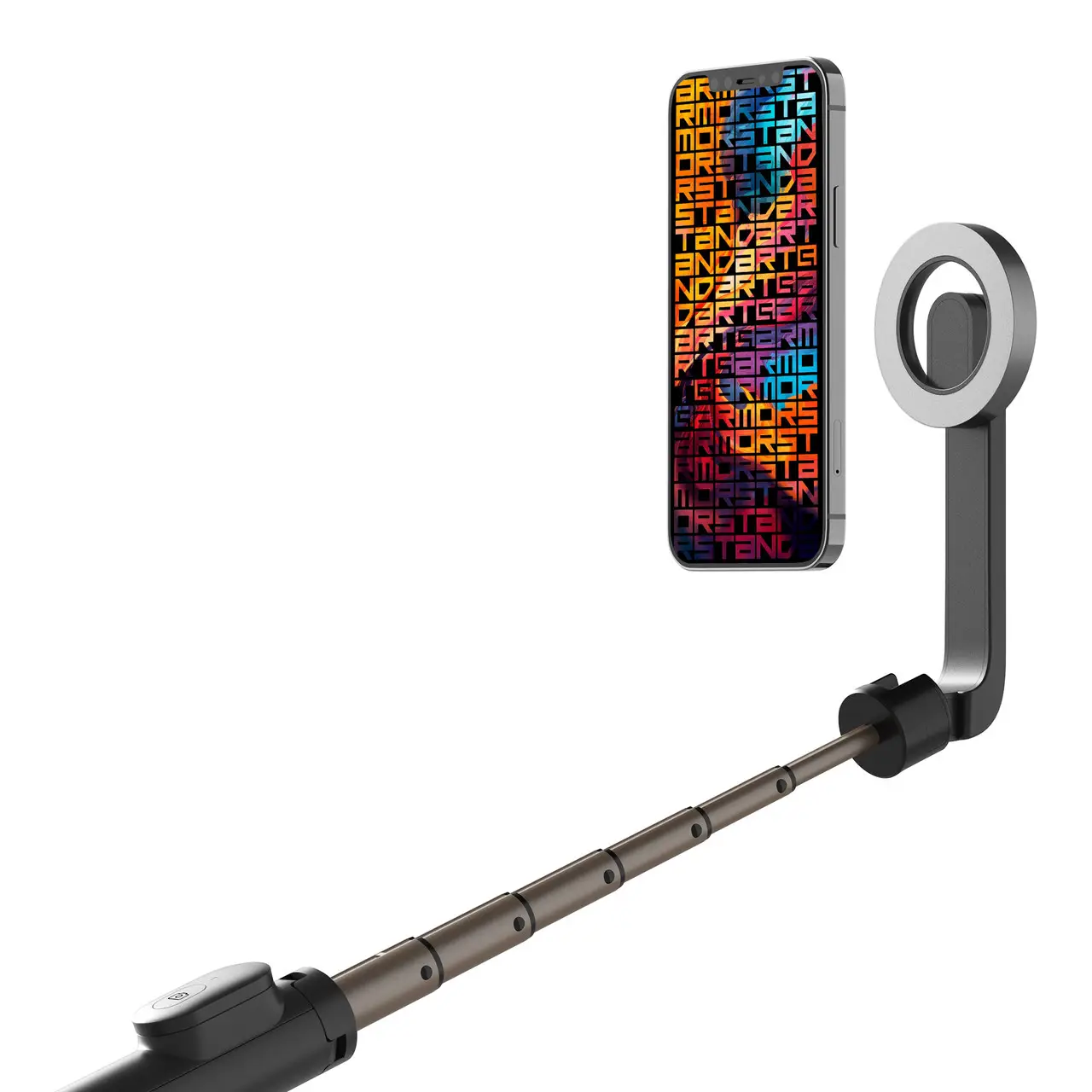 Трипод-монопод ArmorStandart Tripod Monopod Selfie Stick Bluetooth ASM13 MagSafe Black (ARM79277) - фото 3