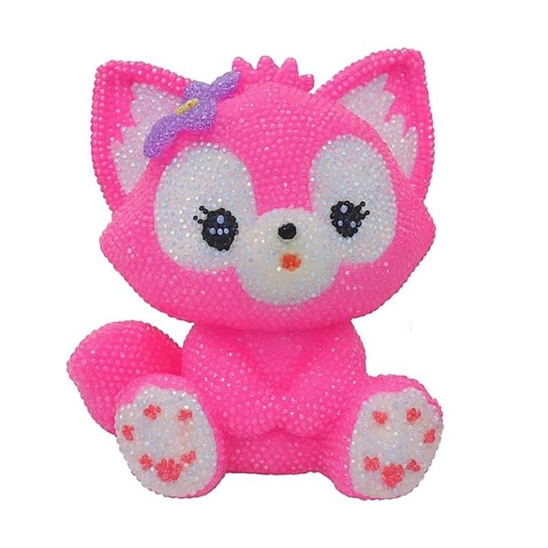 Набір 5D алмазної мозаїки Фігурна скарбничка Лисичка 15х12 см (RN-250-N-1348)