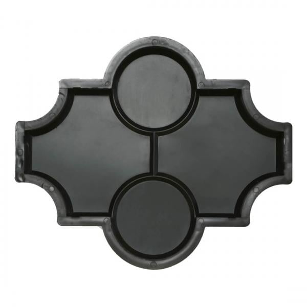 Форми для тротуарної плитки Верес-2007 Мелірія з кільцями гладка 45 мм (11003-2360) Форми для тротуарної плитки Верес-2007 Мелірія з кільцями гладка 45 мм (11003-2360)