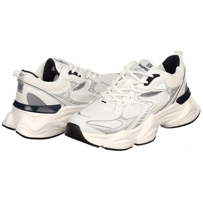 Кроссовки женские BaaS L1795-4c текстильные р. 38 Белый (20091)